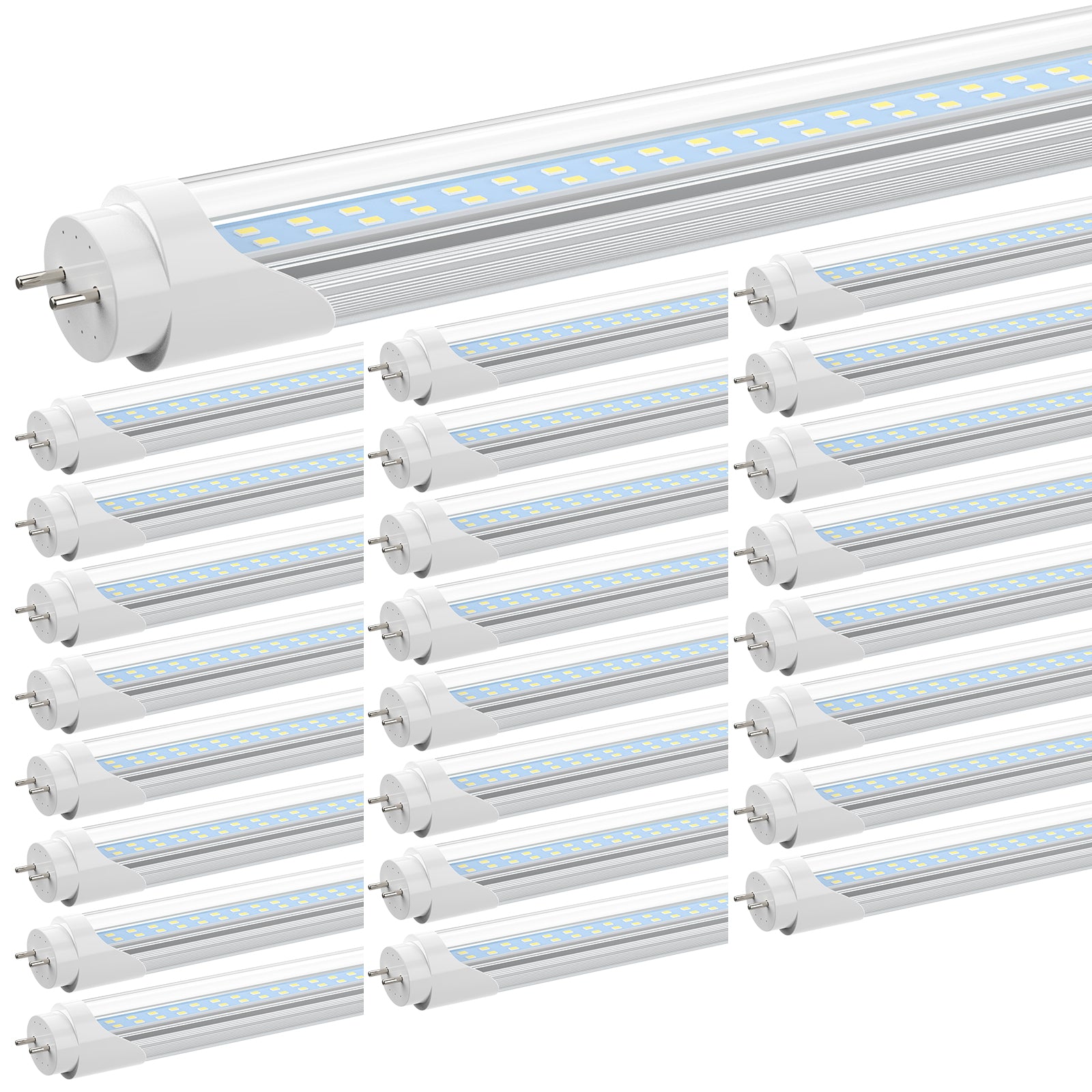 T8 LED Tube, 3ft, Frosted, Bypass, Type B, 12W, Single Ended, 1400 Lumens