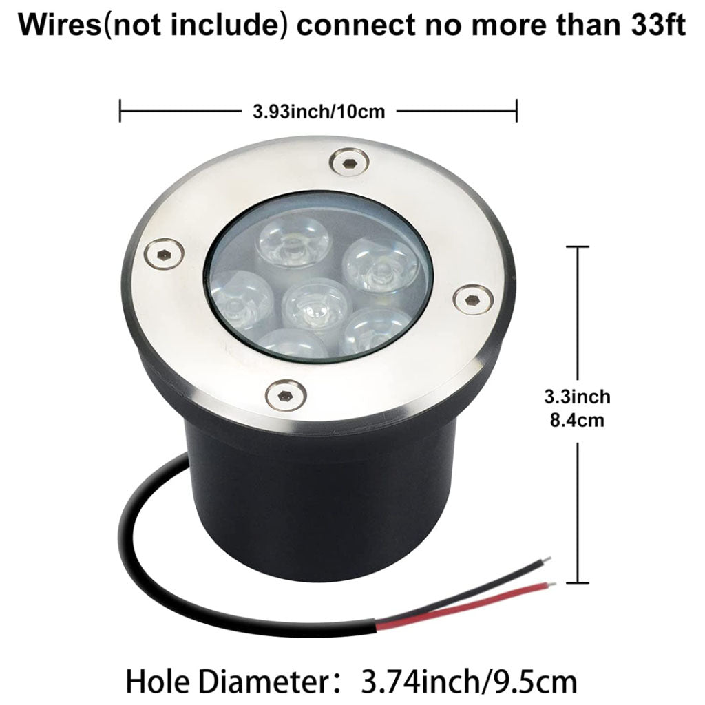 12V 7W LED Landscape Metal Spot Light Fixture (6-Pack